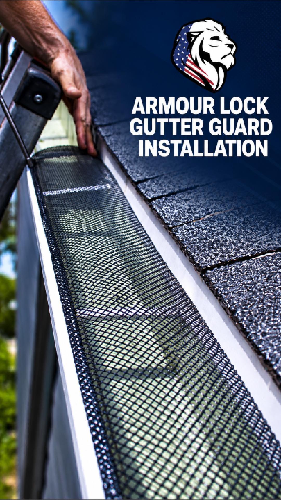 Armour Lock Gutter Guard Installation (SKU: 10C)