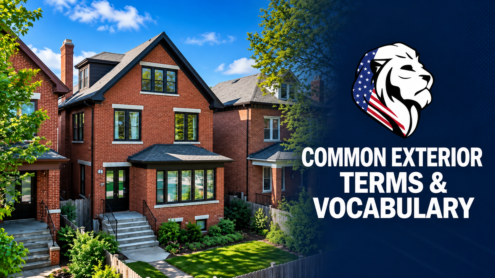 Common Exterior Terms and Vocab