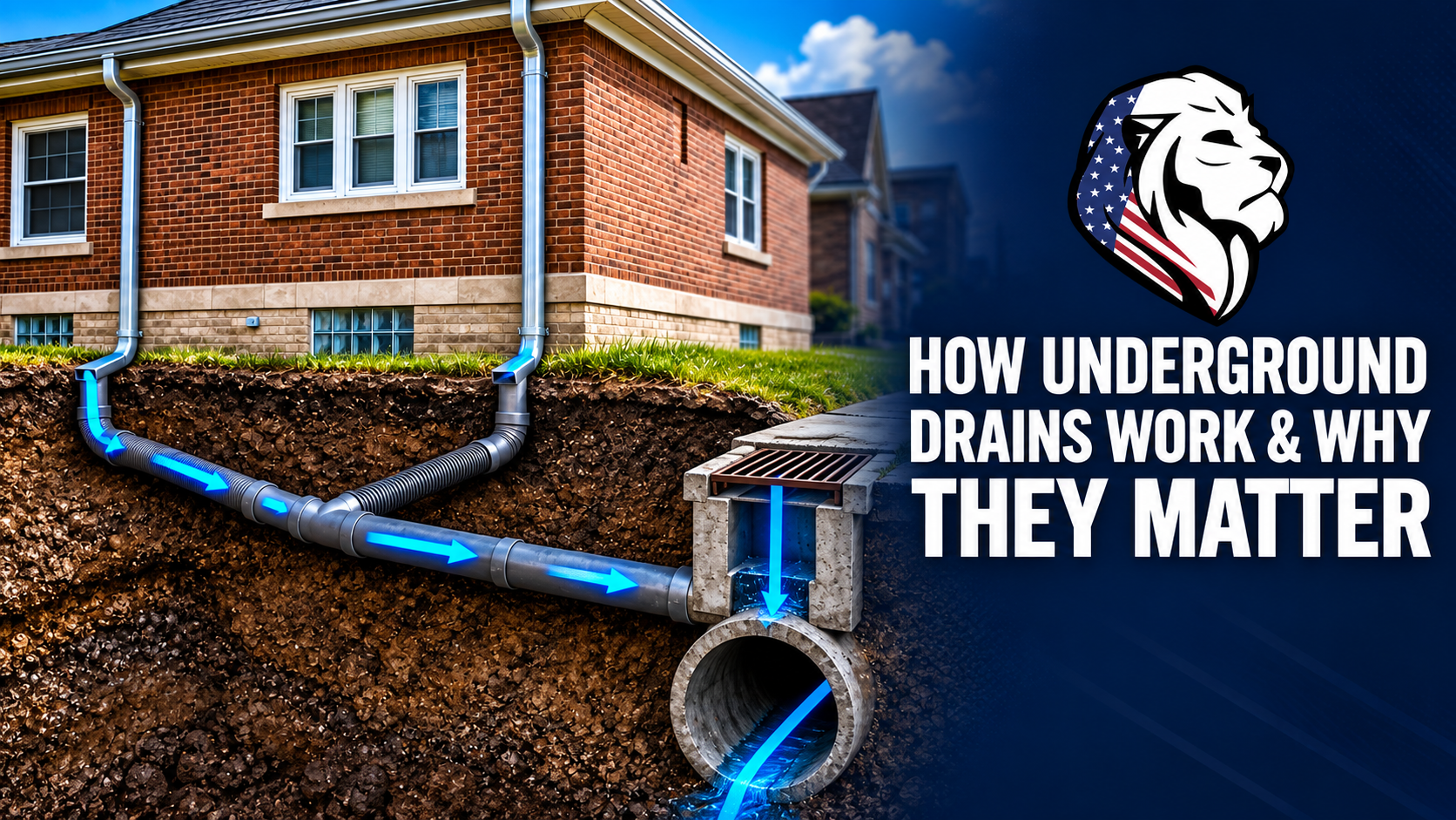 How Underground Drains Work & Why They Matter